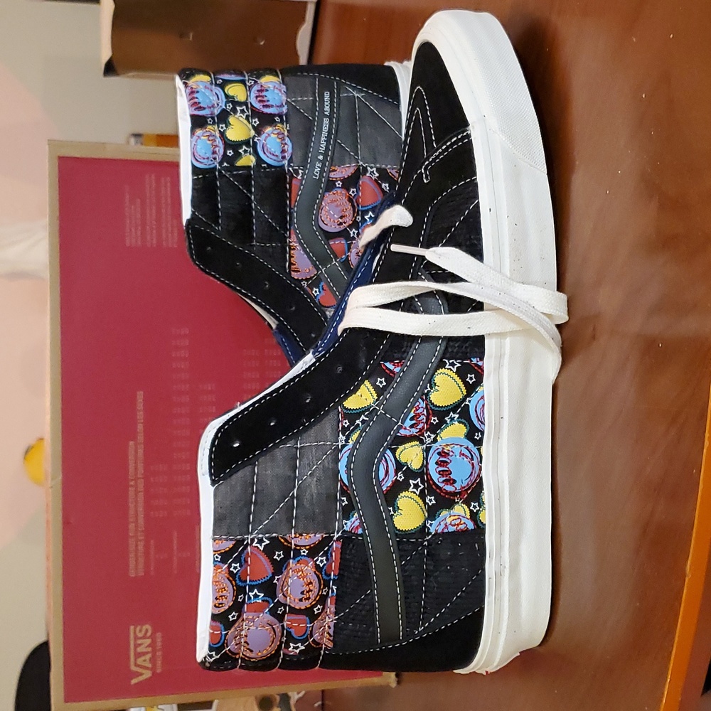 Vans SK8 Hi 38 Dx Pw Anaheim Factory Patchwork Men's Skate Shoes size 12